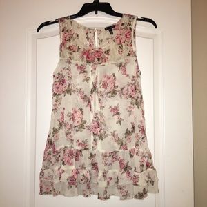 Fang | Floral lace blouse